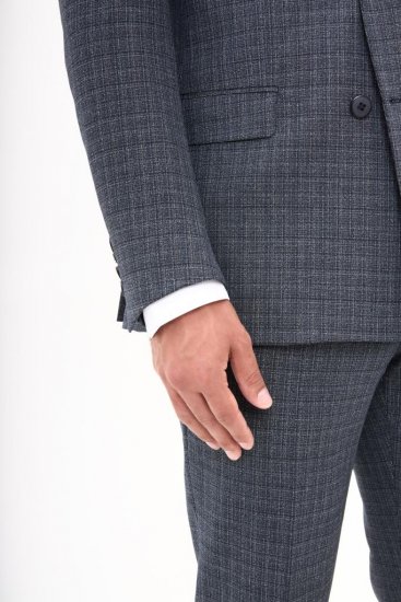 Костюм MAZALTOVMAN 2-ка премиум Серый в клетку