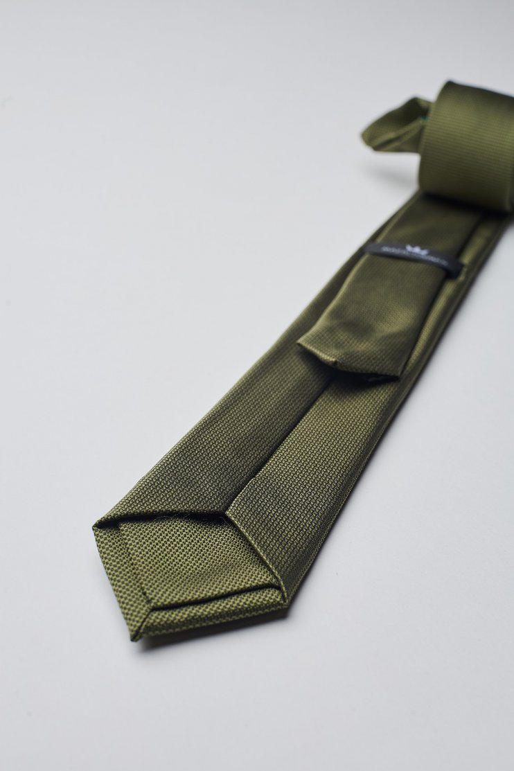 Мужской галстук Зеленый фактурный