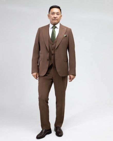 Костюм-тройка MAZALTOVMAN коричневый