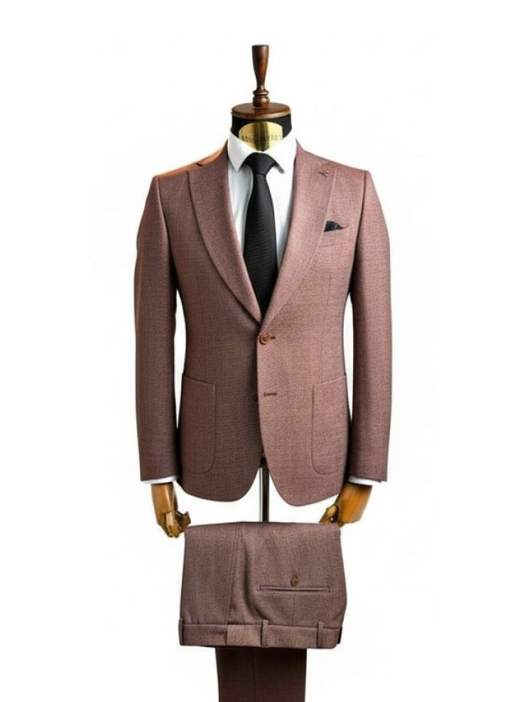 Костюм MAZALTOVMAN 2-ка премиум Кирпичный фактурный молодежный