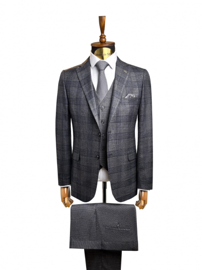 Костюм ФРК 3-ка Серый в клетку
