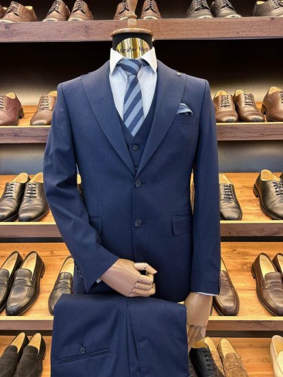 Костюм MAZALTOVMAN 3-ка Premium Синий фактурный