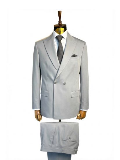 Костюм MAZALTOVMAN 2-ка Двубортный Серый